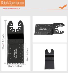 Wholesale 32x40mm Serrated HCS Oscillating Blade For Plastic Cutting from china suppliers