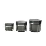 50g 120g 150g 200g Octagonal Shape Acrylic Cream Jar for End Cosmetic Packaging