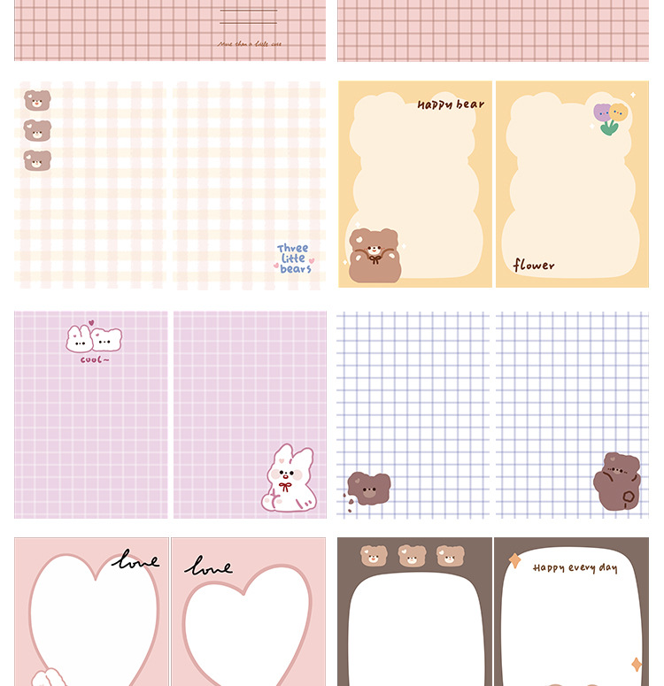 Leather Cute Ins Cartoon Student Color Page Hand Notebook LOGO Customization Accepted