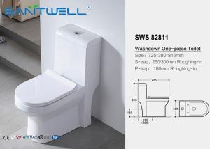 Wholesale Smooth toto Washdown Toilet bowl ceramic one piece WC CE Certification from china suppliers
