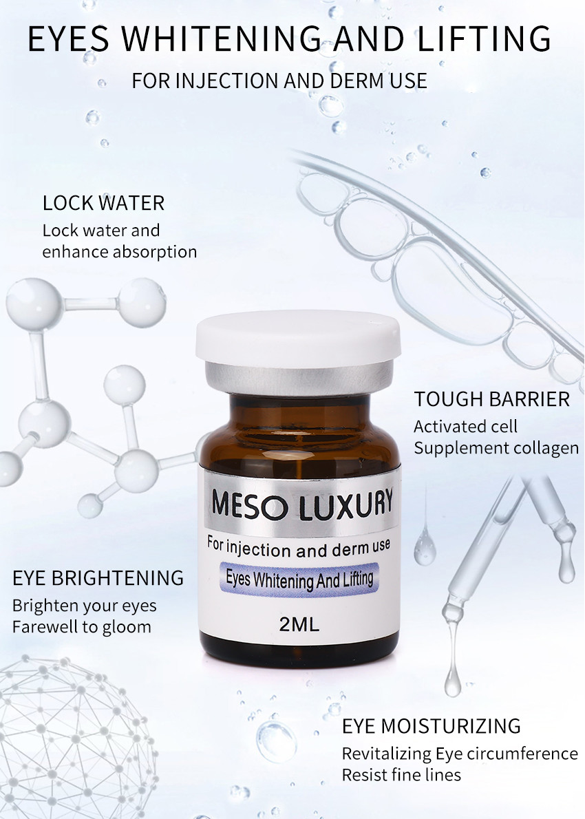 Transparent meso Organic Eye Lifting Serum / Eye Anti Wrinkle Serum 2ml