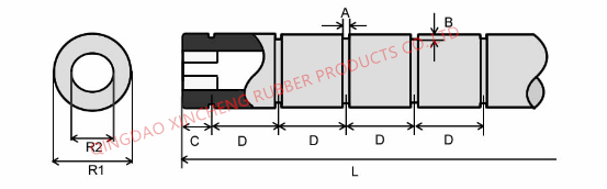 Rubber Cy Type Tug Boat Fenders With Round Hollow Chamber