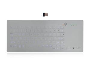 Wholesale Silicone Industrial Backlit Keyboard Washable Desktop Medical 2.4G Wirelrss Keyboard from china suppliers