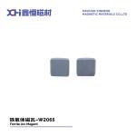 Fine Machined Permanent Magnet Ferrite For Universal Motor W2065