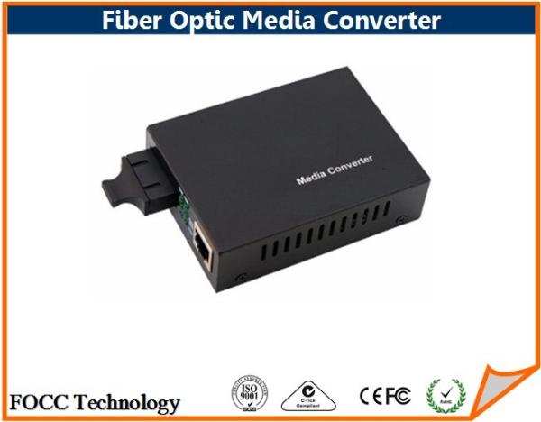 High Speed Ethernet Fiber Optic Media Converter Gigabit For CCTV / Data