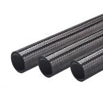 Aviation Field 100% Carbon Fiber Solid Tube 3K Twill Round Tube for Drone