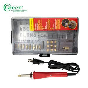 Wholesale Pyrography Electric Iron Wood Burning Kit / Tool 110-240V Green PS2000 from china suppliers