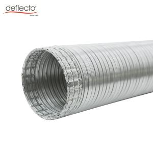 Wholesale 4 Inch X 8 Ft Semi Rigid Aluminum Duct Crimped Ended Easy Install ISO Approved from china suppliers