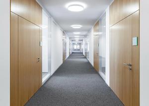 Wholesale Removable Interior Walls Office Partition Indoor Solid Partition Wall With Swing Door from china suppliers