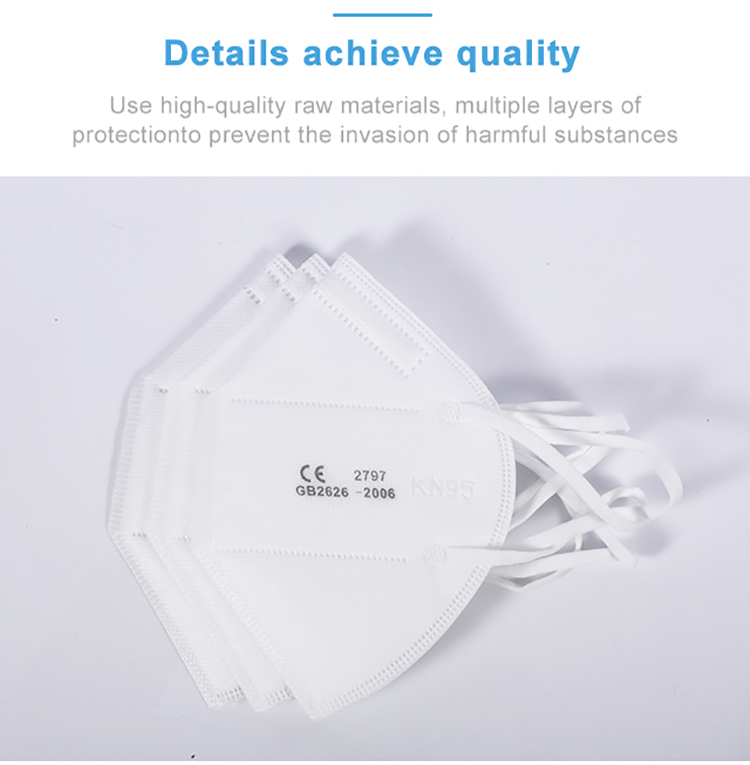 Manufacturer price new material kn95 mask breathable face mask KN95 face mask