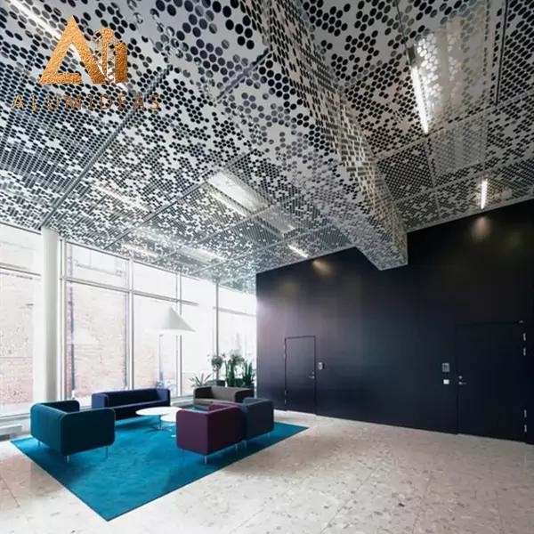 Aluminum Decoration Expanded Metal Mesh Ceiling For Roof