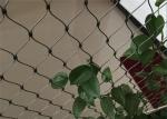 Green Wall Stainless Steel Cable Trellis Diamond / Rhombus Mesh