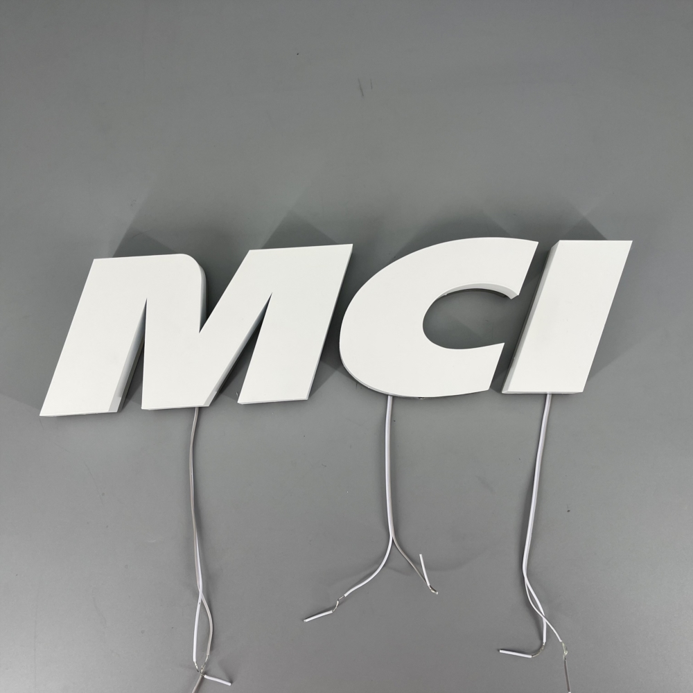 Outdoor Acrylic Backlit Light Letters Sign Wholesale Custom Advertising Luminous Words