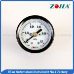 Industrial 40mm Back Mount Pressure Gauge , 0.1Mpa Plumbing Air Pressure Meter