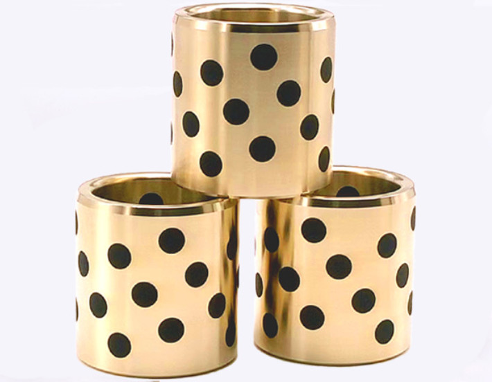 Flange Bushings Jdb Self Lubricating Linear Slide Bearing Graphite Bronze Bushings