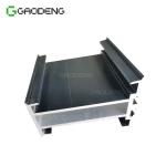 Powder Coated Aluminium Construction Profiles Wood Grain Anodized