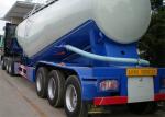 Carbon Steel Dry Bulk Trailer Y Shape 3 Axle 27cbm Volume Ntelligent Designed