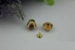 China manufacture produce high quality gold color 8 mm round metal rivets for