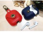 For AirPods 2 & 1 Leather Case Protective Silicone Cover and Skin Compatible
