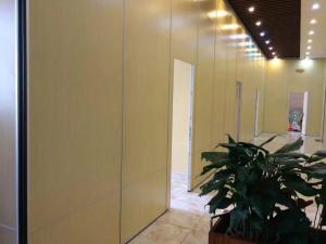 Wholesale Melamine Surface Interior Door Sliding Wall Track MDF Movable Partition for Indian Restaurant from china suppliers