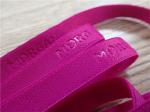 Pink Soft Elastic Band High Frequency Fashion 3D Or Logo On Webbing For