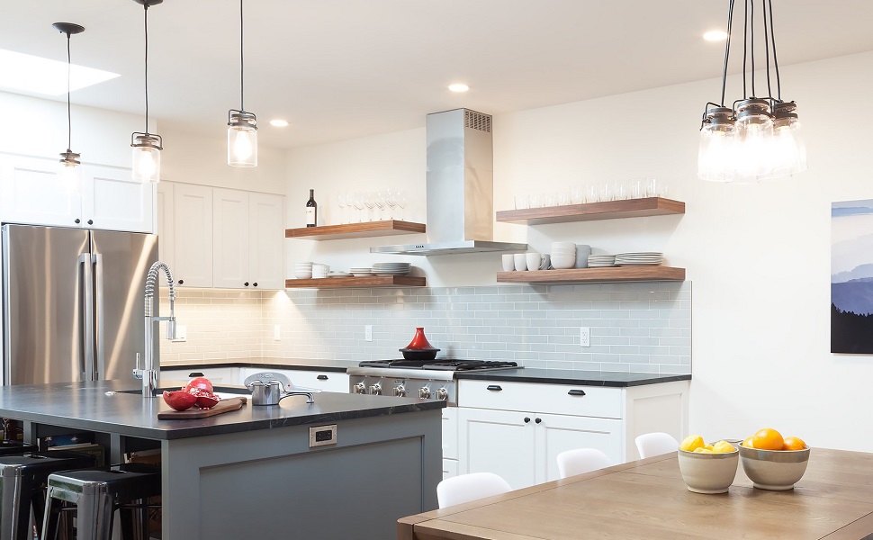 Black or White T-Shaped Steel Floating Shelf Brackets Ideal for Wall Mounted Furniture