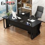 White Home Office Desk Modern Style Wooden Material Bespoke Desk