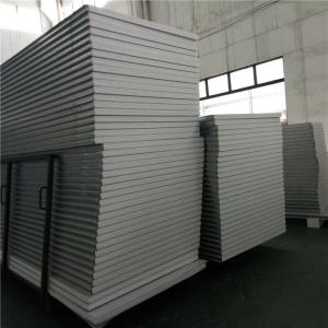 Wholesale construction building materials 50mm eps sandwich panel with grey white steel sheet from china suppliers
