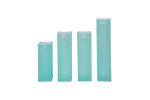 Acrylic Cosmetic Cream Jar 80g Square Serum Pump Bottle Skincare Set