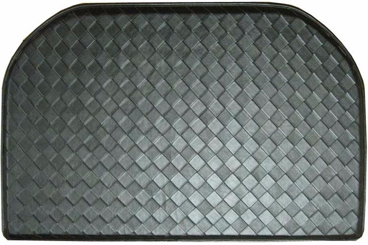 Plaid surface PU with NBR anti-fatigue kitchen feet mat
