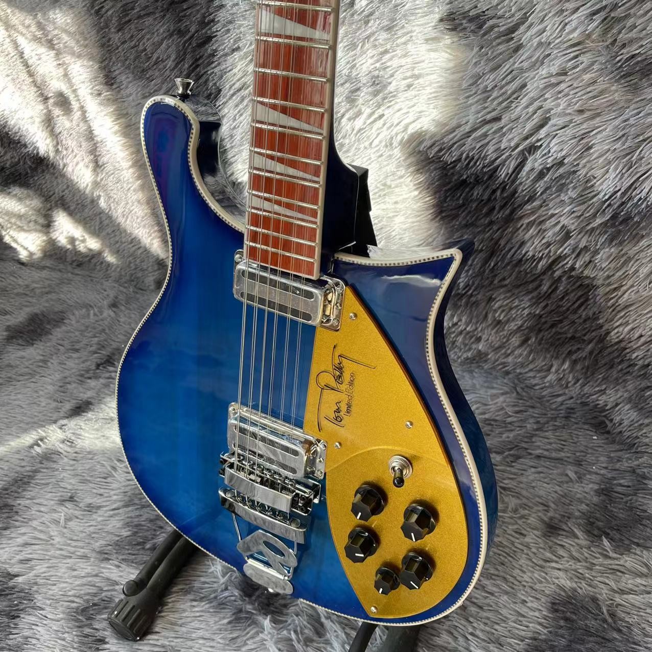 Custom Ricken Neck Through Body Tom Petty Signature 660 Style 12 Strings Electric Guitar