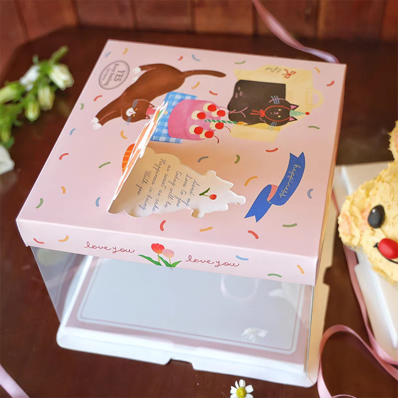 Customizable Paper Thickness Cake Boxes for Biscuit Protection and Presentation