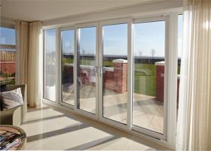 Wholesale Tempered Laminated Double Glass Aluminum Frame Bifold Door Commercial Design from china suppliers