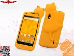 Fashion Design Colorful Cartoon Silicone Cover Case For LG Nexus 4 E960 High