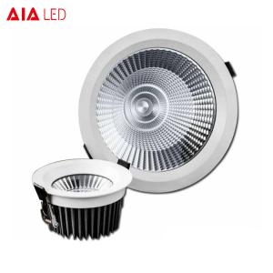 Wholesale ip65 recessed downlight aluminum COB ip65 downlight for hotel bathroom from china suppliers