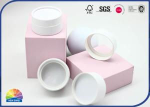 Wholesale False Eyelashes Cosmetics Paper Packaging Tube Luxury White Customized Size from china suppliers