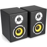 Active 200W Carbon Fiber Speakers Dynamic 3D Surround Sound 2.0 Desktop PC
