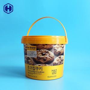 Wholesale Recyclable IML Bucket BPA Free Strong Plastic Round Food Containers from china suppliers