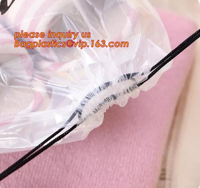 Biodegradable Environment friendly LDPE Plastic bags with DRAWSTRING closure bags, backpack, drawtape bag, essentials