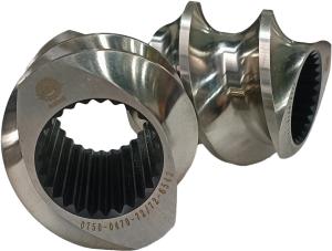 Wholesale Twin Screw Extruder Parts 30° 45° 60° 90° Angle Screws from china suppliers