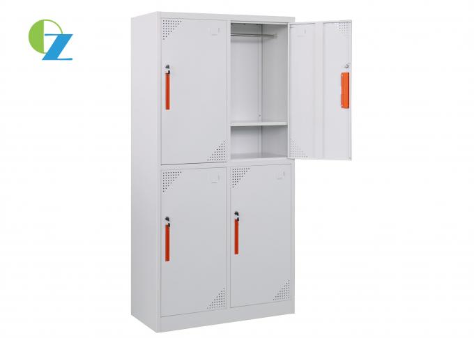 Durable Steel Locker Cupboard Metal Luggage Locker For School Compartments Gym