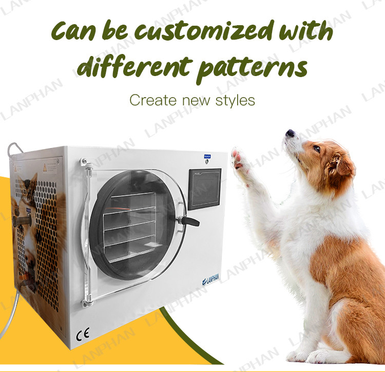 4 Trays Skittle Vacuum Freeze Drying Machine Small Benchtop Home Freeze Dryer For Candy