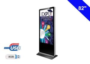 Wholesale Free Standing LCD Advertising Media Display Board For Indoor Application from china suppliers