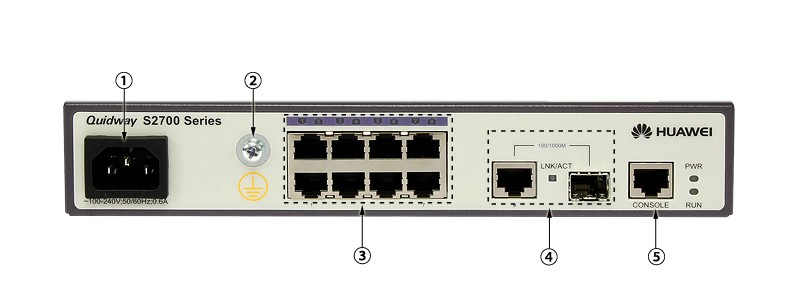 S2700-9TP-EI-AC 8 ports switch