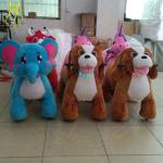 Hansel coin operated mall ride on battery operated animal toy rides