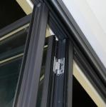 Grey Aluminium Bifold Doors Low Maintenance and Clear Glass Options for High