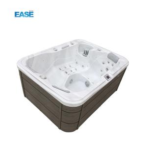 Wholesale 1 Loounge 2 Seats White Outdoor Spa Hottub Massage Spa Bathtubs Whirlpools from china suppliers