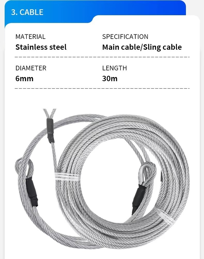 Adults And Children 6mm Outdoor Backyard Zip Line Kit Sports Safety Product