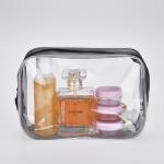 Unisex Zippered PVC Carry On Cosmetic Makeup Bag