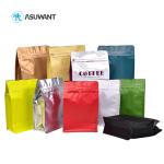 Eight Side Seal Square Bottom Coffee Tea Bags Stand Up Laminated Food Packaging